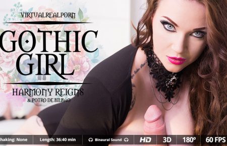 Gothic Girl Harmony Reigns Virtual Real Porn Review Image